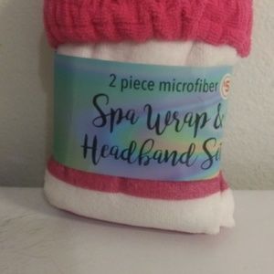 Spa Wrap and Headband Set